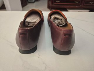 Mocasines Camper Marrón y Rojo