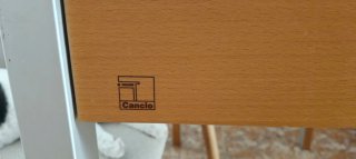 Mesa extensible madera y metal
