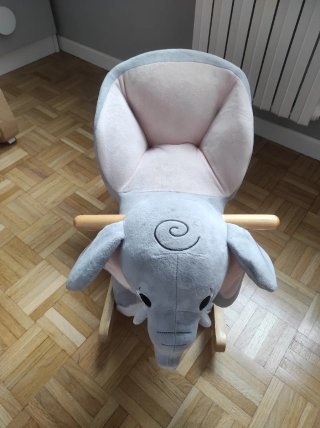 Balancín Elefante Peluche Bebé