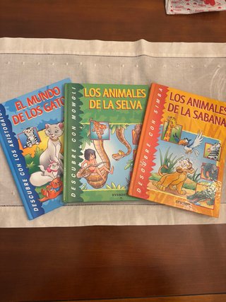 Lote 3 Libros Educativos "Descubre con Disney"