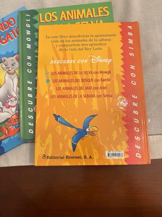 Lote 3 Libros Educativos "Descubre con Disney"