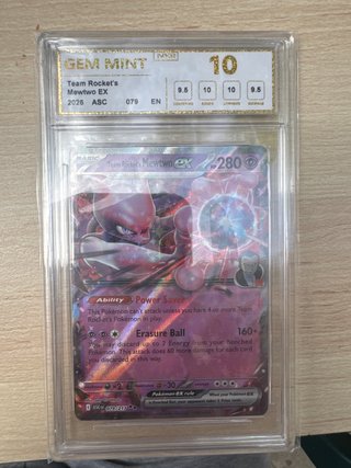Mewtwo EX Team Rocket ASC 079 GEM MINT 10