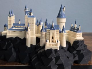 Modelo Castelo Hogwarts Harry Potter