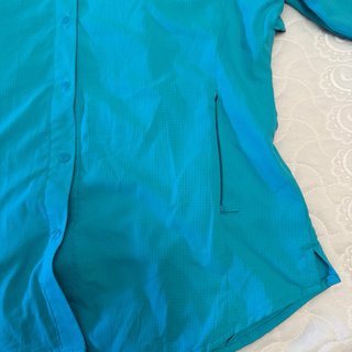 Camisa Columbia PFG Turquesa Talla S