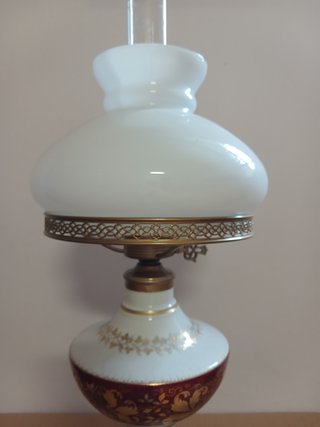 Lampada da tavolo anni '60 porcellana
