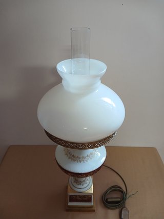 Lampada da tavolo anni '60 porcellana