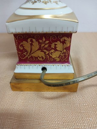 Lampada da tavolo anni '60 porcellana
