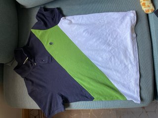 Polo Nike Hombre Blanco/Azul/Negro