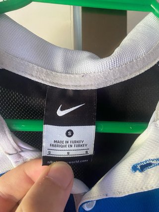 Polo Nike Hombre Blanco/Azul/Negro