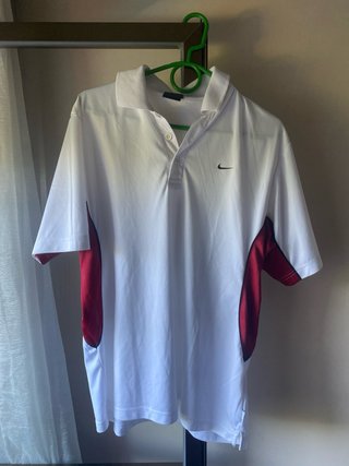 Polo Nike Hombre Blanco/Azul/Negro