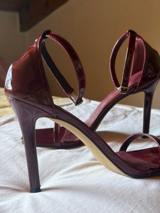 Sandali eleganti bordeaux