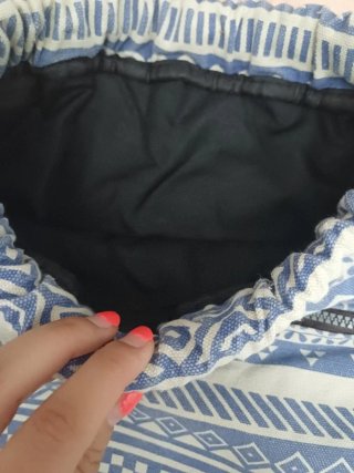 Bolso de saco estampado
