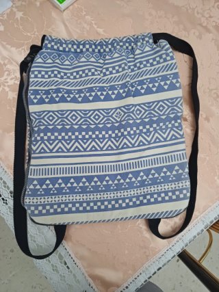 Bolso de saco estampado