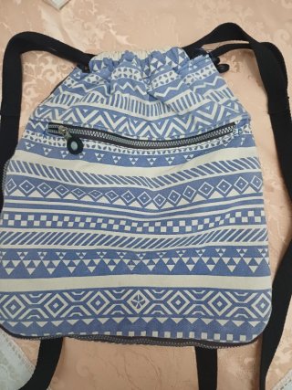 Bolso de saco estampado