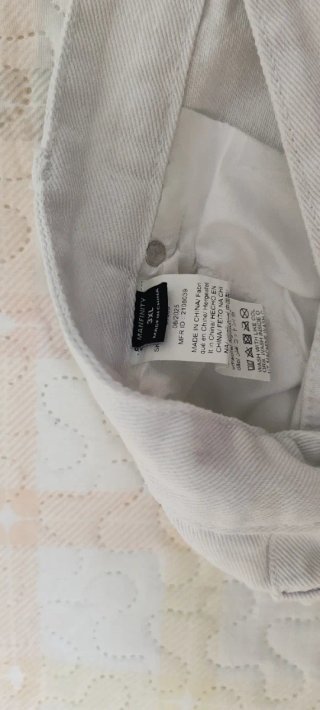 Pantalón corto blanco