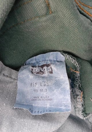 Jeans uomo Levi's 501, tg IT 46, W 31 L 36 vintage