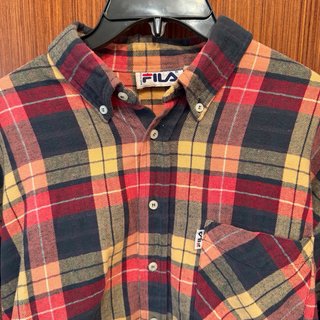 Camisa Fila Vintage Cuadros Talla L