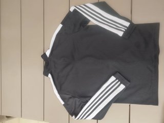Sudadera Adidas cremallera niñ@ negra