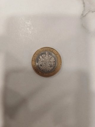 Lote 5 Monedas 2 Libras Reino Unido