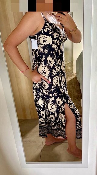 Vestido de viscosa - Con etiqueta -