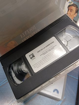 4 PELICULAS VHS románticas, Audrey Hepburn