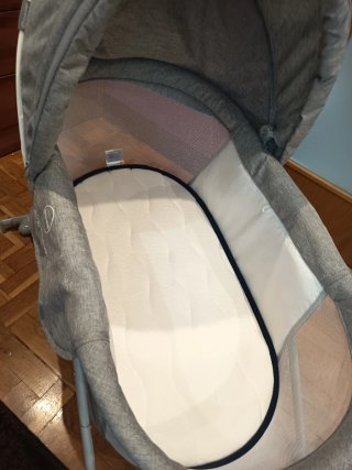 Minicuna gris Kinderkraft