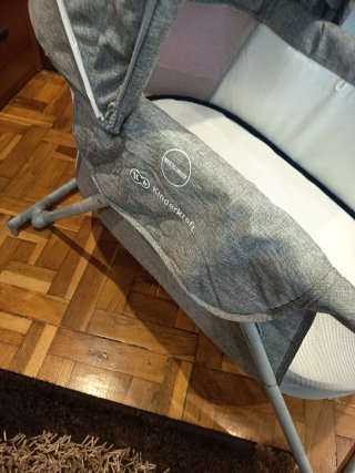 Minicuna gris Kinderkraft