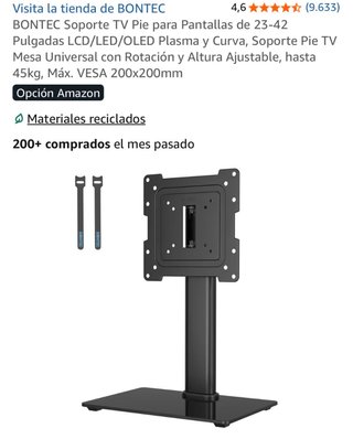 Soporte TV BONTEC 23-42 Giratorio Ajustable