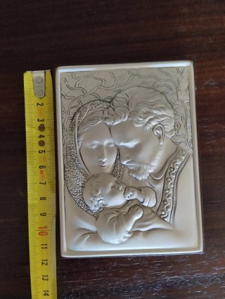 Famiglia Sacra Argento e Legno