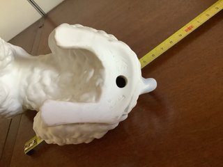 Caniche Porcelana Lladró Mate Made in Spain Vinta