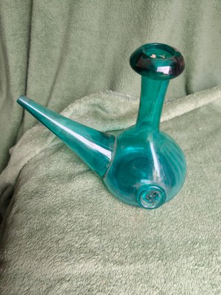Porrón Alella Vidrio Azul