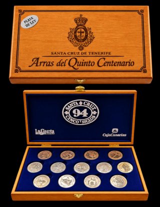 Monedas de Plata Colección Santa Cruz
