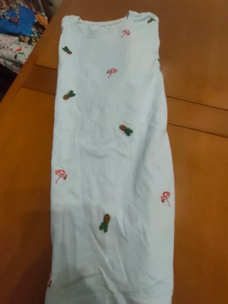 Camiseta estampada flamencos y piñas