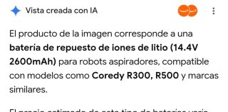 Batería Ion Precintada 14.4V 2600mAh