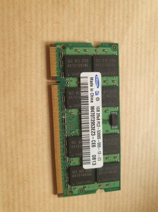 Memoria RAM Portátil Samsung 1GB DDR2 URGE VENTA