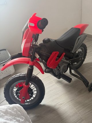 Moto Eléctrica Infantil Roja