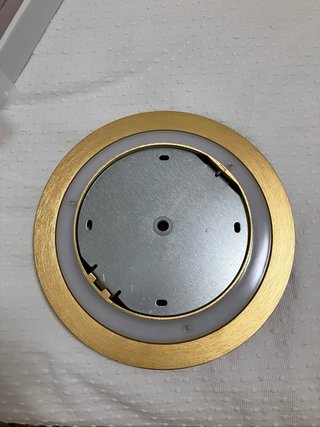 Aplique de pared dorado metal