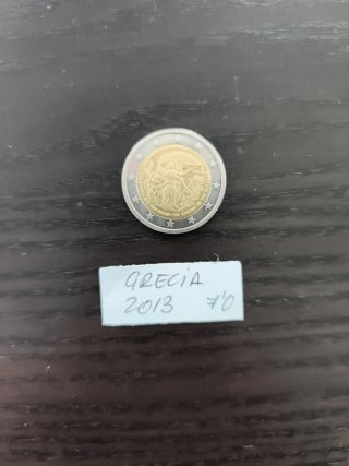 GRECIA, 2 Euros S.C. años 2011, 2013 , 2016