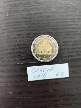 GRECIA, 2 Euros S.C. años 2011, 2013 , 2016