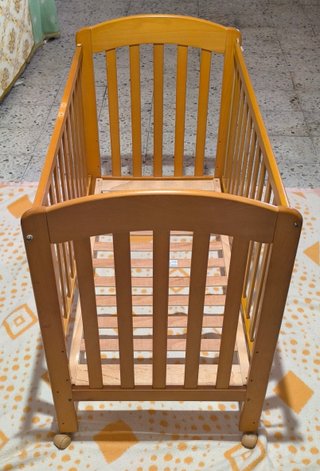 Cuna colecho bebé madera 124x65x100 cm