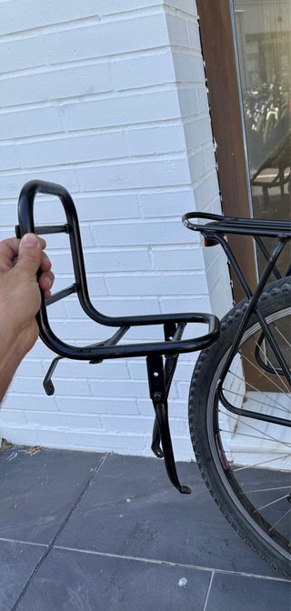 Portaequipajes delantero bicicleta