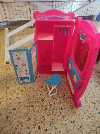 Armario Nancy Rosa con Accesorios