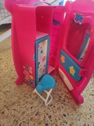 Armario Nancy Rosa con Accesorios