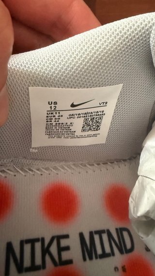 Nike Mind 12 Plata/Blanco