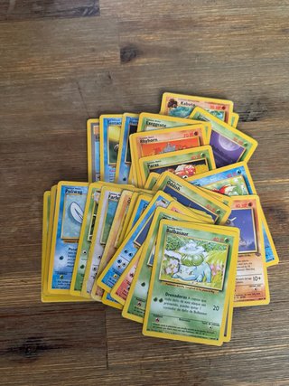 Lote 50 Cartas Base Set, Jungla, Fosil sin repetir