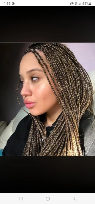 Trenzas africanas con extensiones