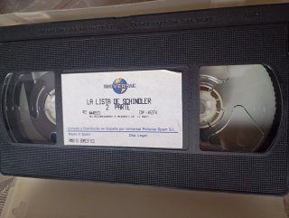VHS La Lista de Schindler - Ganadora 7 Oscars