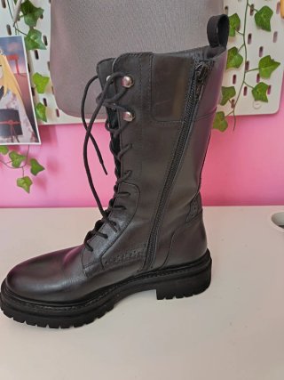 Botas Geox Cuero Negras Nuevas