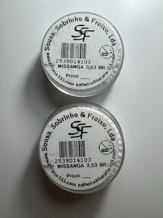 Missangas 2mm Brancas - 2 Caixas