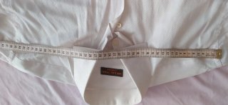 Camisa de vestir blanca hombre